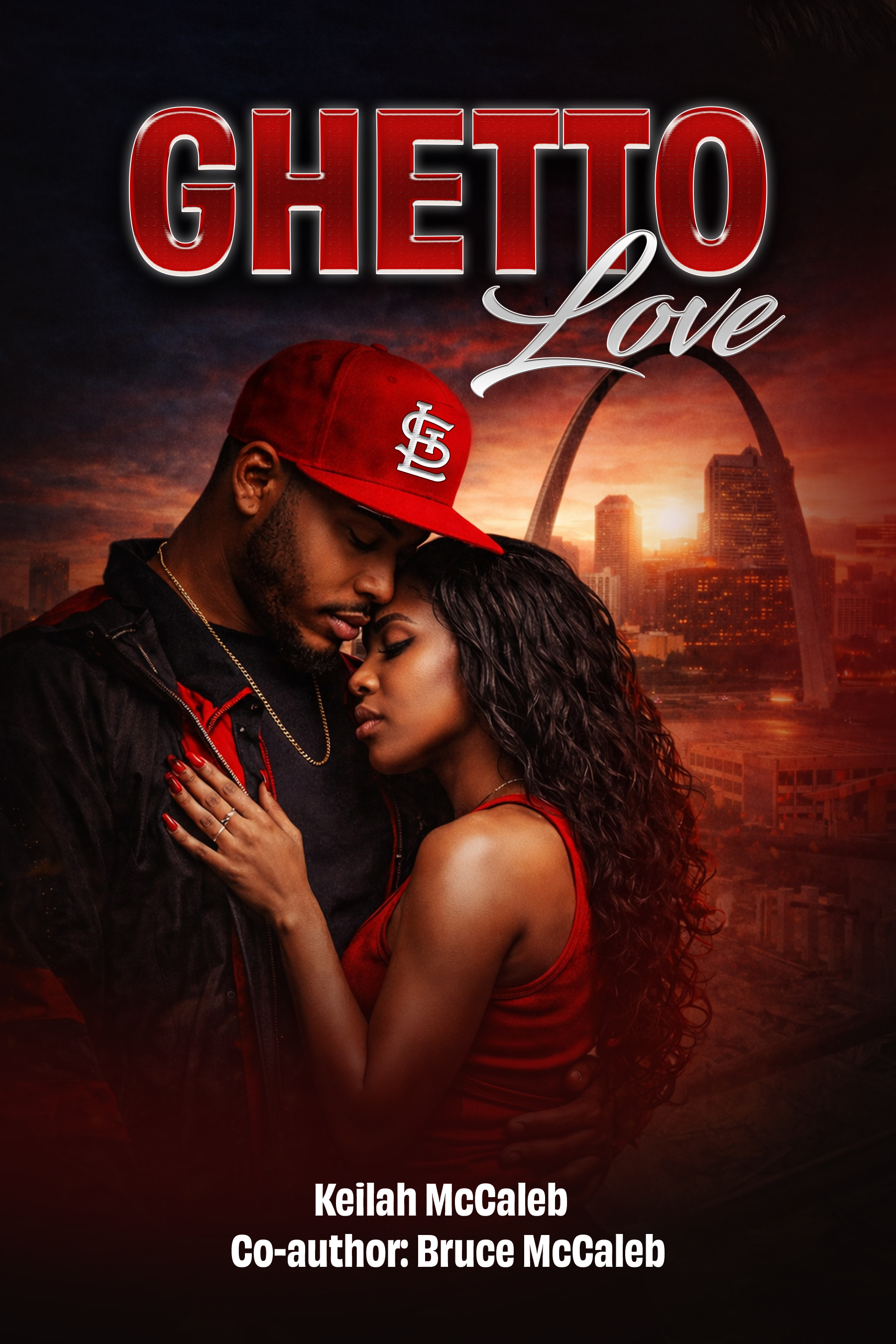 Professional romance book cover example